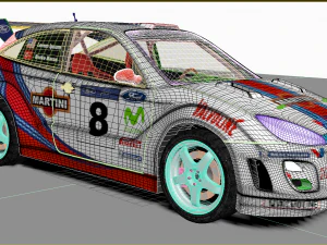 Fort Focus WRC 2004 Model 3D Model
