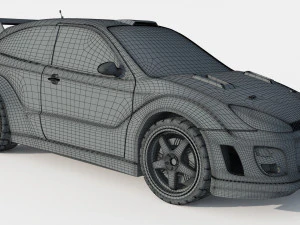 Fort Focus WRC 2004 Model 3D Model