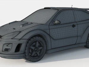 Fort Focus WRC 2004 Model 3D Model