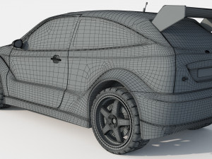 Fort Focus WRC 2004 Model Modelo 3D