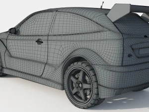 Fort Focus WRC 2004 Model 3D Model
