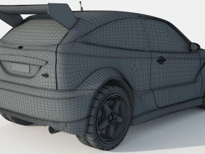 Fort Focus WRC 2004 Model 3D Model