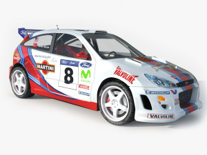 Fort Focus WRC 2004 Model 3D Model
