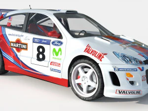 Fort Focus WRC 2004 Model 3D Model