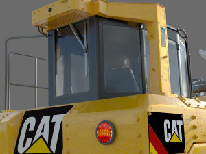 Caterpillar Cat D8T Track Type Tractor 3D Model