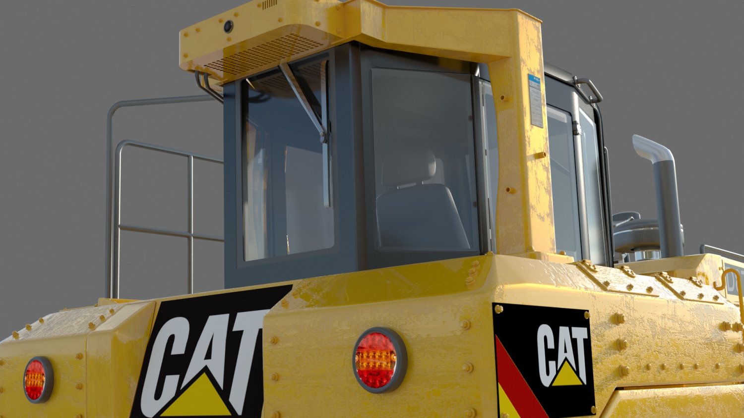 Caterpillar Cat D8T Track Type Tractor 3D Модель In Машины 3DExport