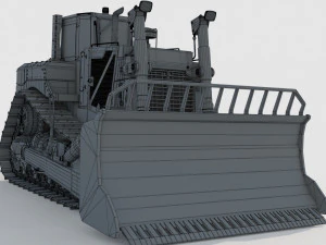 Caterpillar Cat D8T Track Type Tractor 3D Model