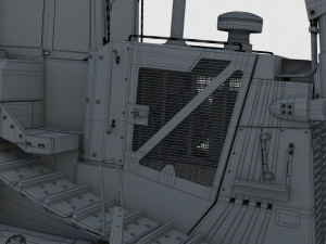 Caterpillar Cat D8T Track Type Tractor 3D Model