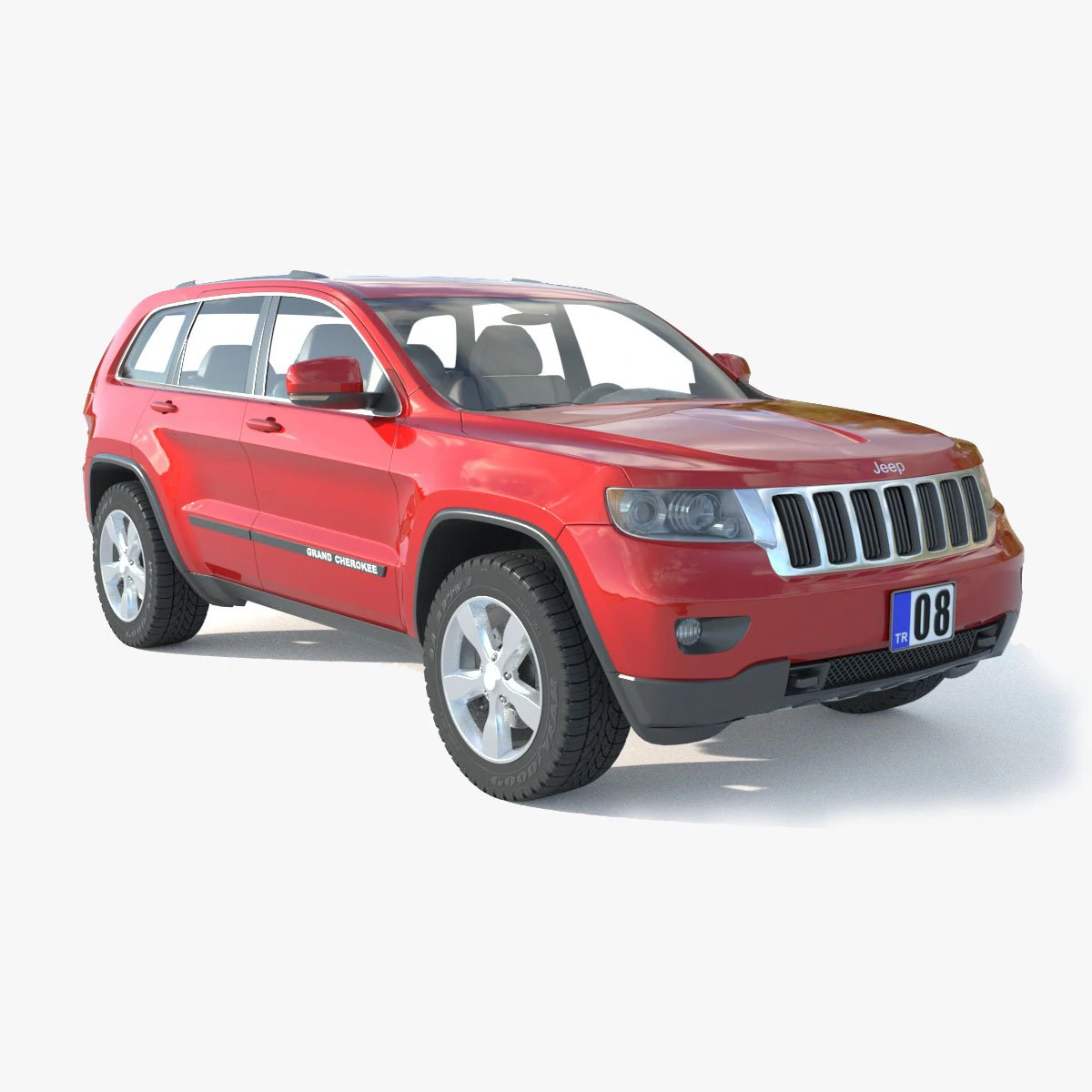 Jeep Grand Cherokee Laredo 3D Model .c4d .max .obj .3ds .fbx .stl .blend 