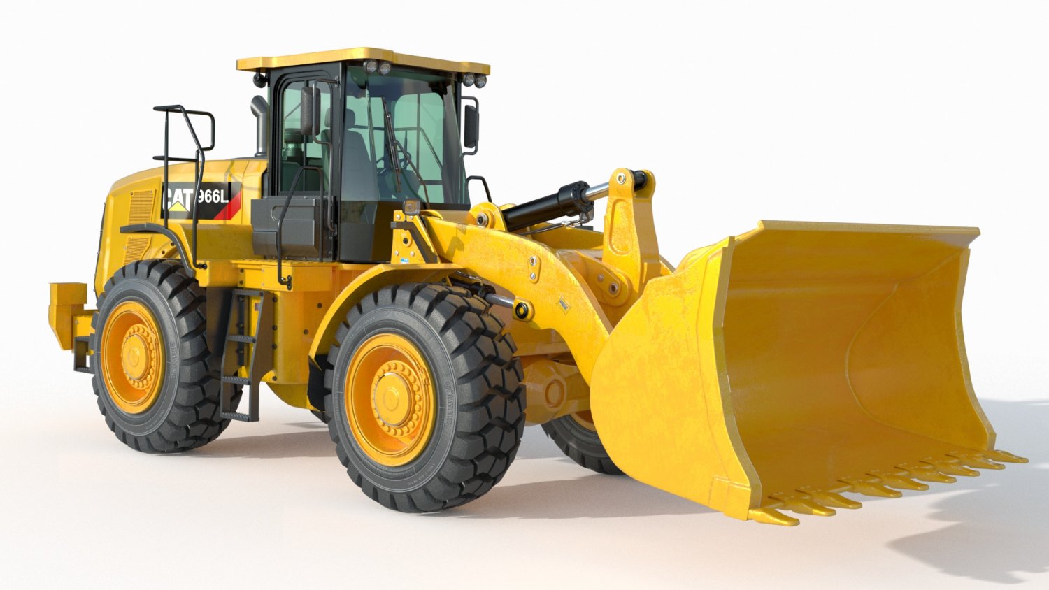 Caterpillar 966L Wheel Loader 3D Модель in Машины 3DExport