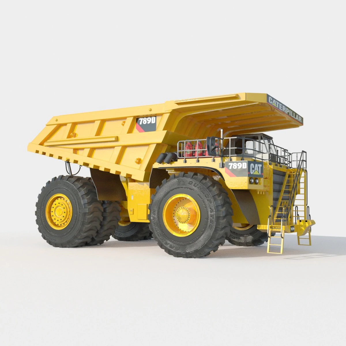 Caminhão de mineração Caterpillar Cat 798D Modelo 3D .c4d .max .obj .3ds .fbx .stl .blend