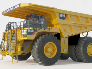 Caminh&atilde;o de minera&ccedil;&atilde;o Caterpillar Cat 798D Modelo 3D