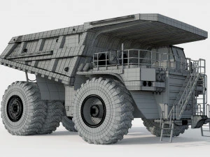 Caminh&atilde;o de minera&ccedil;&atilde;o Caterpillar Cat 798D Modelo 3D