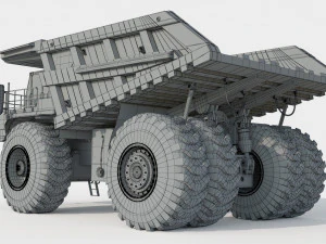 Caminh&atilde;o de minera&ccedil;&atilde;o Caterpillar Cat 798D Modelo 3D