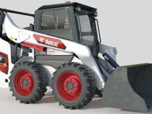 Bobcat S66 Skid Steer Loader 3Dモデル