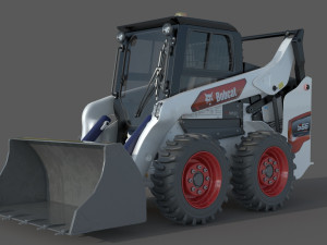 Bobcat S66 Skid Steer Loader 3Dモデル