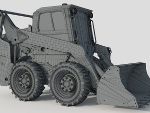 Bobcat S66 Skid Steer Loader 3Dモデル