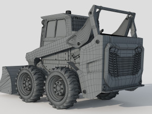 Bobcat S66 Skid Steer Loader 3Dモデル