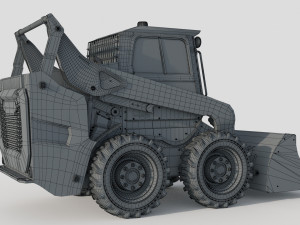 Bobcat S66 Skid Steer Loader 3Dモデル