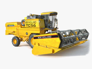 Cosechadora New Holland TC59 Modelo 3D