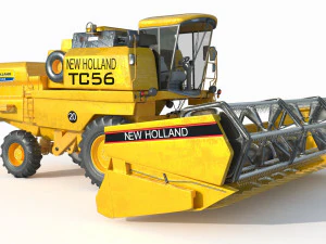 New Holland TC59 Harvester 3D Model