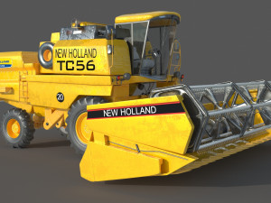 New Holland TC59 Harvester 3Dモデル