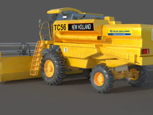 New Holland TC59 Harvester 3D Model