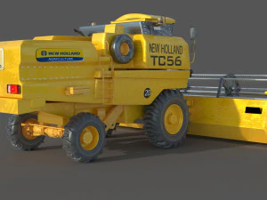 New Holland TC59 Harvester 3D Model