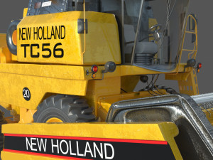 New Holland TC59 Harvester 3Dモデル