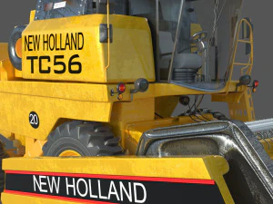 New Holland TC59 Harvester 3D Model