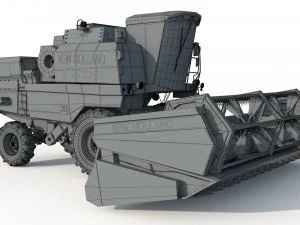 New Holland TC59 Harvester 3D Model