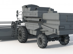 New Holland TC59 Harvester 3Dモデル