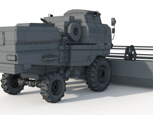 New Holland TC59 Harvester 3D Model