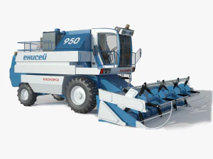 Yenisei 950 M&auml;hdrescher 3D Modell