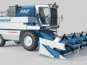 Yenisei 950 Combine Harvester Modello 3D