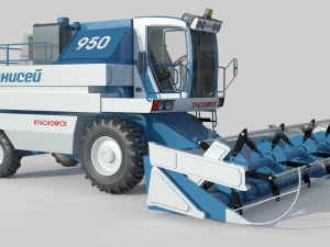 Ceifeira-debulhadora Yenisei 950 Modelo 3D