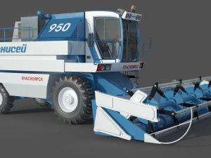 Ceifeira-debulhadora Yenisei 950 Modelo 3D