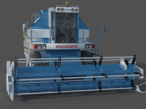 Yenisei 950 Combine Harvester Modello 3D