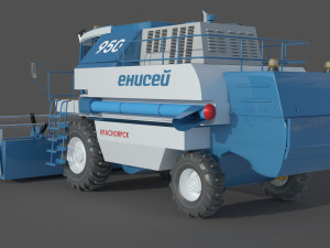 Yenisei 950 Combine Harvester Modello 3D
