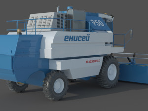 Yenisei 950 Combine Harvester Modello 3D