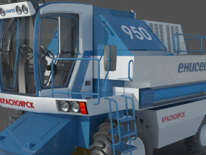Yenisei 950 Combine Harvester Modello 3D