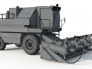 Yenisei 950 Combine Harvester Modello 3D
