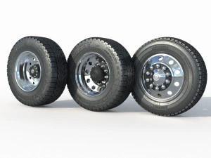 卡车车轮03 3D 模型