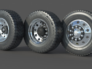 Truck wheel 03 3D Модель