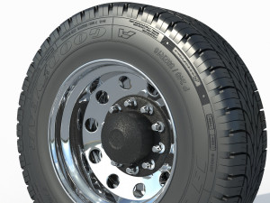 Truck wheel 03 3D Модель