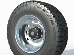 Truck wheel 03 3D Модель