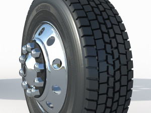 Truck wheel 03 3D Модель
