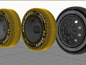 Truck wheel 03 3D Модель