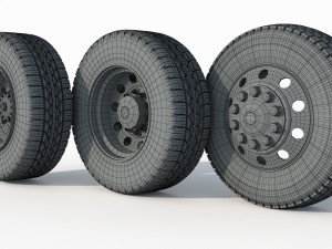 Truck wheel 03 3D Модель
