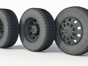 Truck wheel 03 3D Модель